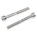 RS PRO Plain Stainless Steel Hex Socket Cap Screw, Hex, M6 x 45 mm 660-4645