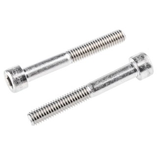 RS PRO Plain Stainless Steel Hex Socket Cap Screw, Hex, M6 x 45 mm 660-4645