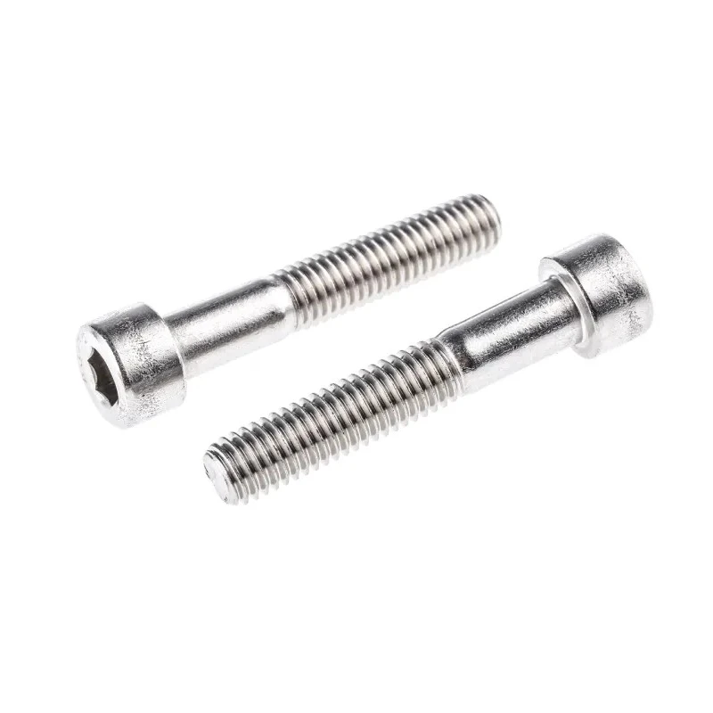 RS PRO Plain Stainless Steel Hex Socket Cap Screw M8 x 45 mm Hex Drive DIN 912 Grade A 660-4649