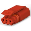 TE Connectivity SlimSeal Connector Miniature Series Cable Male Crimp 3-Pole 5A 400V IP67 3-2834074-3