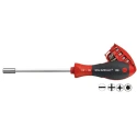 Wiha Interchangeable Standard Screwdriver Set Phillips Pozidriv Slotted Torx Tip Sizes PH1 PH2 PH3 PZ2 T15 T20 T25 33007
