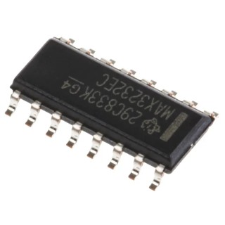 Texas Instruments Dual Channel RS-232 Line Transceiver, 16-Pin SOIC, 3-5.5V Supply, 1 Mbps MAX3232ECD