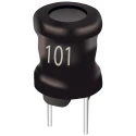 Bourns 10 mH Ferrite Leaded Inductor, Max Self Resonant Frequency 300 kHz, Quality Factor 40, 50 mA DC Current, 25 Ω RLB0913
