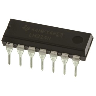 Texas Instruments Operational Amplifier 1.2 MHz 14-Pin 30V PDIP LM324N