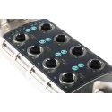 BALLUFF BNI Series Sensor Box, 8 Port, PROFINET Interface, Die Cast Zinc Housing, IP67, Hungary BNI PNT-508-105-Z015