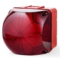 AUER Signal QDS Series Red Beacon 24V AC/DC Steady, Flashing Surface Mount Bracket LED Bulb IP66