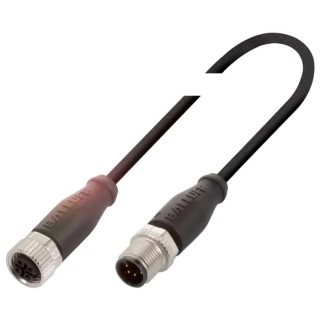 BALLUFF Female 5 Way M12 to Male 4 Way M12 Sensor Actuator Cable 5 m BCC M415-M414-3A-304-PX0434-050