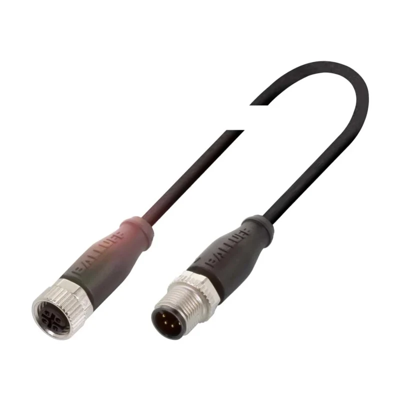 BALLUFF Female 5 Way M12 to Male 4 Way M12 Sensor Actuator Cable 5 m BCC M415-M414-3A-304-PX0434-050