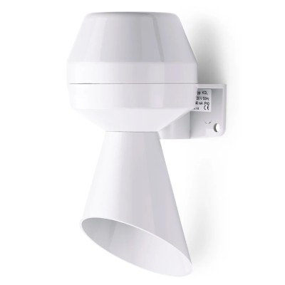 AUER Signal KLH Series Horn Wall 230V AC, IP43, 92 dB Sound Level, 1-Tone IP43