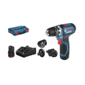 Bosch Cordless Drill Driver 12V 30Nm Torque Brushed Motor Quick Change Chuck 10mm 1300rpm 06019F6070