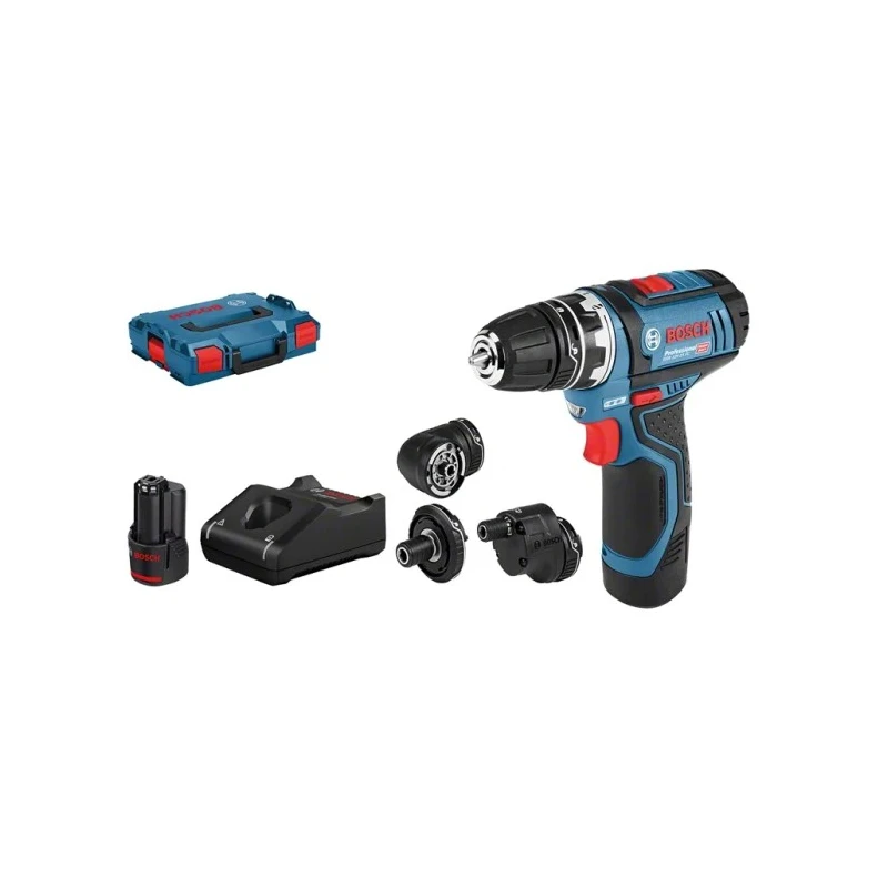 Bosch Cordless Drill Driver 12V 30Nm Torque Brushed Motor Quick Change Chuck 10mm 1300rpm 06019F6070