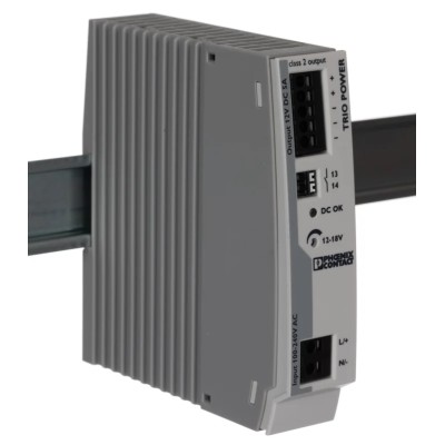 Phoenix Contact TRIO POWER Switched Mode DIN Rail Power Supply 264 V AC, 275 V DC Input, 12 V DC, 5 A Output, 60 W 2903157
