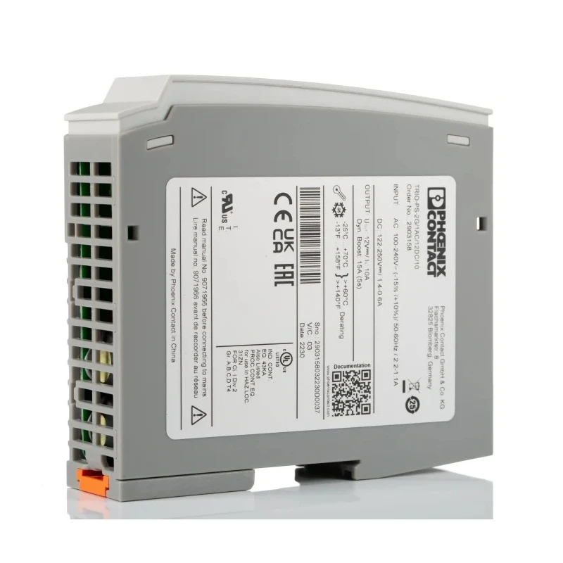 Phoenix Contact TRIO POWER Switched Mode DIN Rail Power Supply AC/DC Input 85-275 V, 18 V DC Output, 10 A, 120 W 2903158