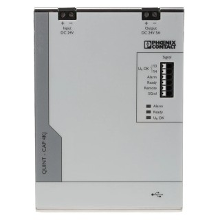 Phoenix Contact /24DC/5/4KJ Buffer Module, UL 60950, EMC Directive Compliant, 24V DC, 5A, 4kJ Energy Buffer QUINT4-CAP