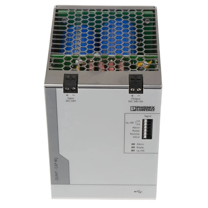 Phoenix Contact /24DC/5/4KJ Buffer Module, UL 60950, EMC Directive Compliant, 24V DC, 5A, 4kJ Energy Buffer QUINT4-CAP