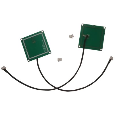 Eccel Technology Ltd RFID Antenna PCB with JST PHR-4 Connector High Frequency 13.56MHz RFID-ANT1356-50x50-300 v1