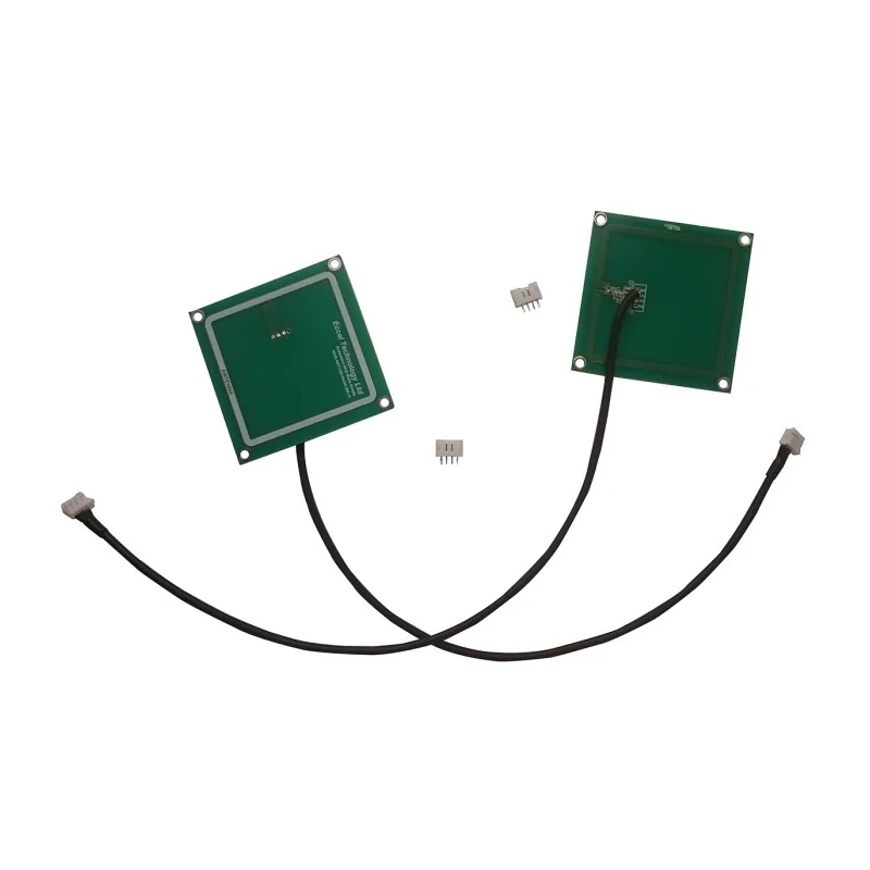 Eccel Technology Ltd RFID Antenna PCB with JST PHR-4 Connector High Frequency 13.56MHz RFID-ANT1356-50x50-300 v1