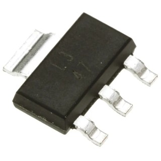 Texas Instruments Adjustable Voltage Regulator 1.5A 1.2V to 37V Output, 40V Max Input, SOT-223 4-Pin LM317DCYR