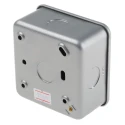 RS PRO 13A 1 Gang Fused Spur BS 1363-4, 25V, Flush Mount, Grey Powder Coated, Screwed Design 135-1002