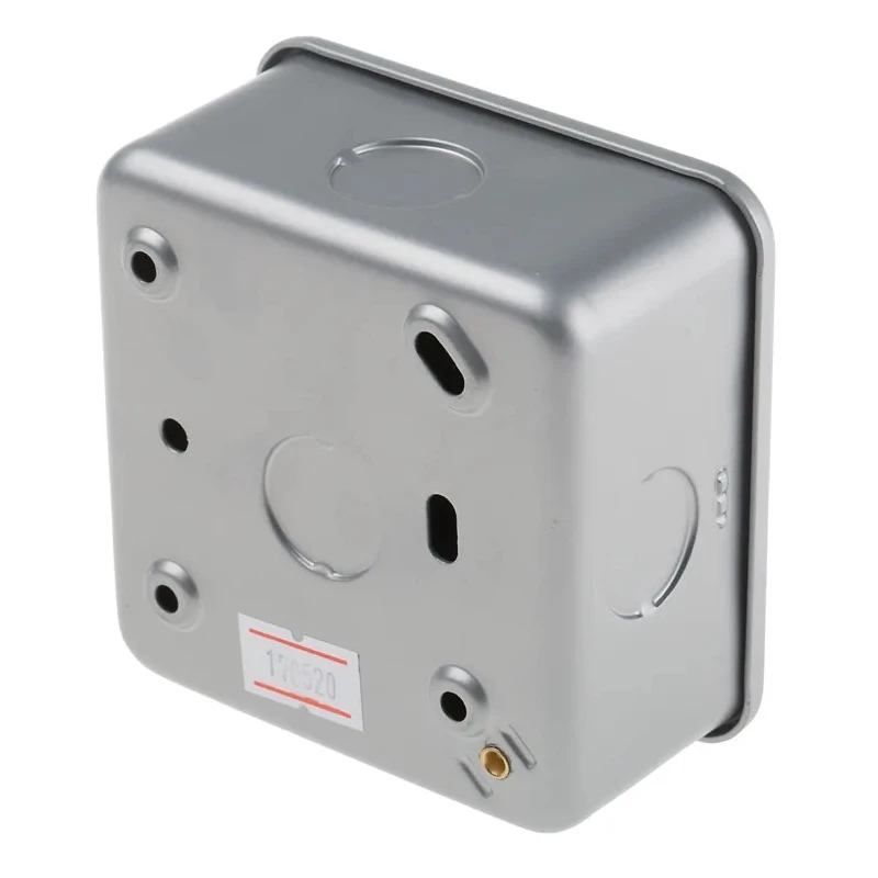 RS PRO 13A 1 Gang Fused Spur BS 1363-4, 25V, Flush Mount, Grey Powder Coated, Screwed Design 135-1002