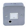 RS PRO 13A 1 Gang Switched Fused Spur BS 1363-4, Grey Powder Coated Flush Mount 25V 135-1004