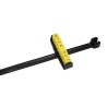 HellermannTyton WIC Snap-On Cable Marker, Black Legend, Polyamide, 3 mm to 38 mm Cable 561-06000 WICA-ACT-BK-PA66HIRHS-BK