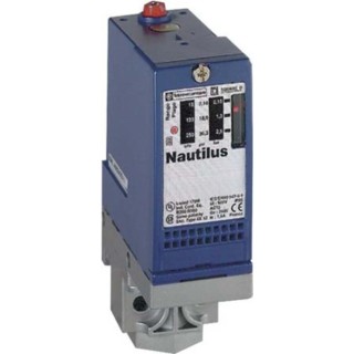 Telemecanique Sensors XMLA Series Pressure Switch Panel Mount Zinc Alloy Housing 0 bar to 4 bar Maximum Supply XMLA004C2S11