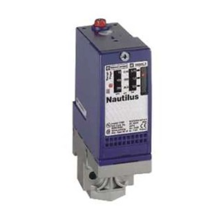 Telemecanique Sensors XMLA Series Pressure Switch Panel Mount 0 bar to 10 bar 240V ac Zinc Alloy Housing XMLA010C2S11