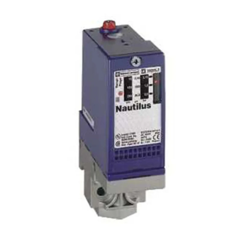 Telemecanique Sensors XMLA Series Pressure Switch Panel Mount 0 bar to 10 bar 240V ac Zinc Alloy Housing XMLA010C2S11
