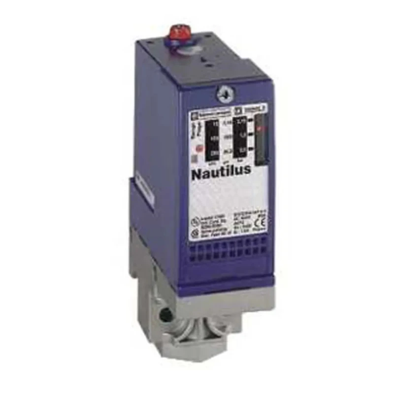 Telemecanique Sensors XMLA Series Pressure Switch 0 bar to 70 bar Panel Mount Zinc Alloy Housing IP65 IP66 IP XMLA070E2S11