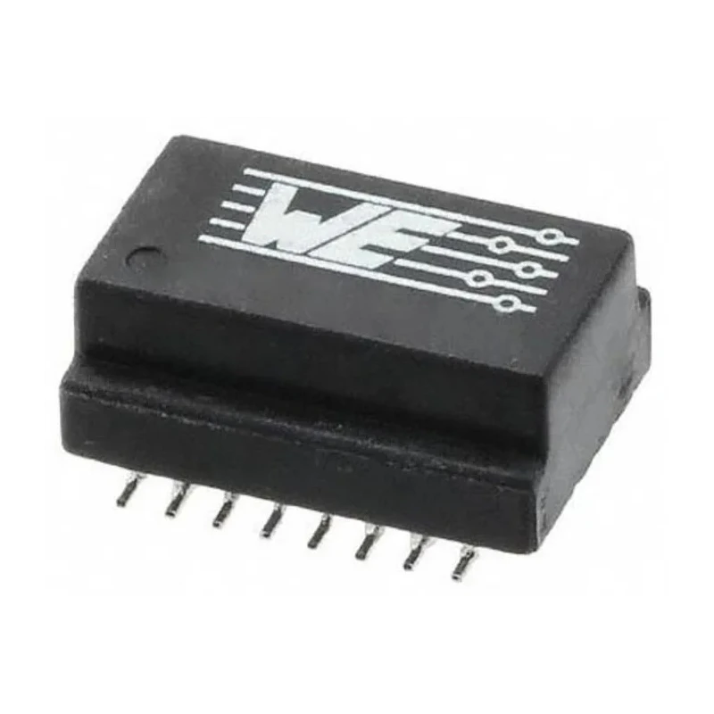 Wurth Elektronik Surface LAN Ethernet Transformer, 105°C Maximum Operating Temperature, 12.7 mm Length, 8.8 mm 7490100111A
