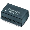 Wurth Elektronik Surface LAN Ethernet Transformer, 1 Output, 24.55mm Length, 18.25mm Width, 350μH Inductance, 85 7490140112