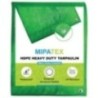 Mipatex Tarpaulin Sheet 200 GSM, 24ft x 15ft Waterproof Heavy Duty, Poly Tarpaulin (Green)