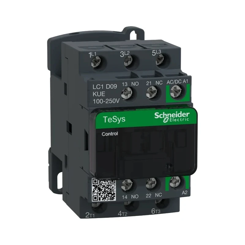 Schneider Electric TeSyS D Contactor 3-Pole 9A 4kW 230V AC Coil 3 NO LC1D09KUE