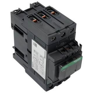 Schneider Electric TeSyS D 3-Pole Contactor, 24V DC Coil, 40A, 18.5 kW, 690V AC LC1D40ABBE