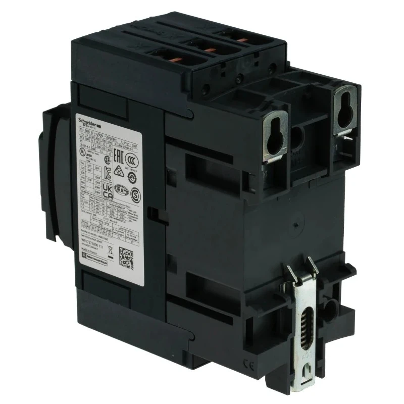 Schneider Electric TeSyS D 3-Pole Contactor, 24V DC Coil, 40A, 18.5 kW, 690V AC LC1D40ABBE
