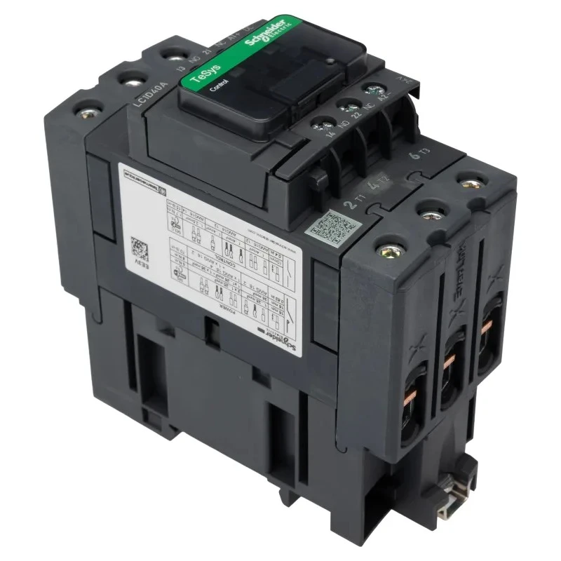Schneider Electric TeSyS D 3-Pole Contactor, 24V DC Coil, 40A, 18.5 kW, 690V AC LC1D40ABBE