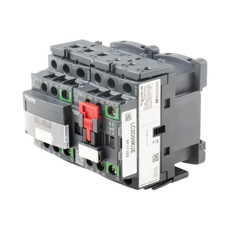 Schneider Electric TeSys D Reversing Contactor, 230V AC Coil, 3-Pole, 9 A, 5.5 kW 250V, 3 NO, 690V AC LC2D09KUE