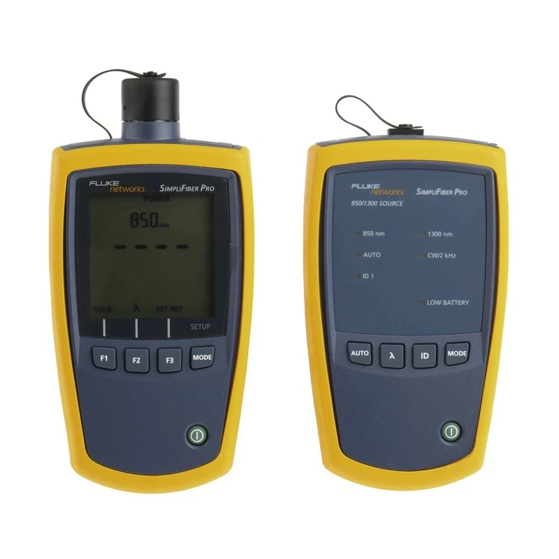Fluke Networks Multimode Fibre Optic Test Kit 1300nm Wavelength 10dBm Power Measurement FTK1000