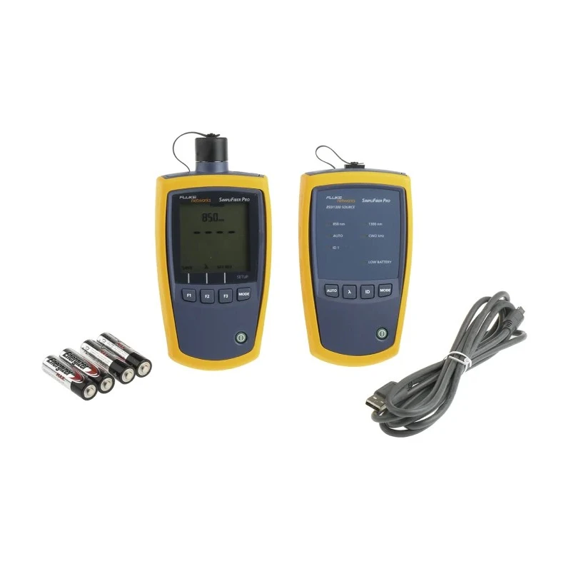 Fluke Networks Multimode Fibre Optic Test Kit 1300nm Wavelength 10dBm Power Measurement FTK1000