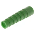 MH Connectors RG Strain Relief Boot BNC Boot Hermaphroditic Green for RG59 and RG62 BNC Connectors 