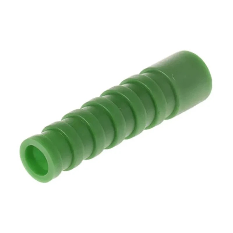 MH Connectors RG Strain Relief Boot BNC Boot Hermaphroditic Green for RG59 and RG62 BNC Connectors 