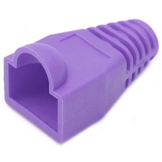 MH Connectors RJ45 Connector Boot Purple Polyvinyl Chloride for RJ45 Connectors RJ45SRB-P