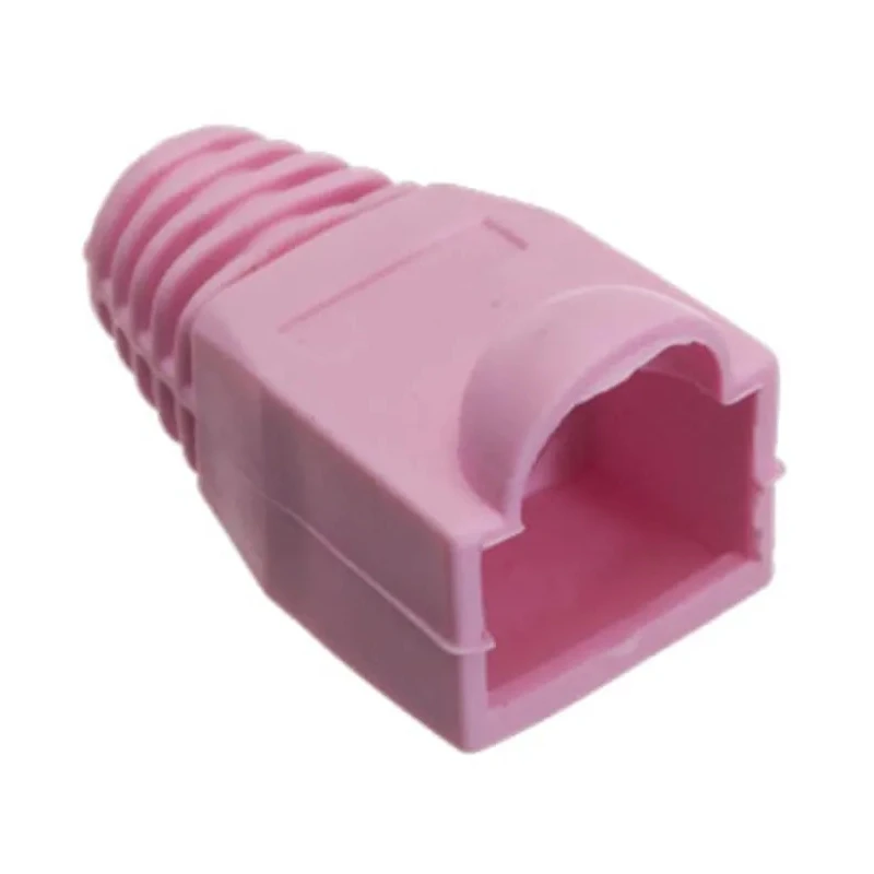 MH Connectors RJ45 Connector Boot Pink Polyvinyl Chloride RJ45SRB Series RJ45SRB-PK