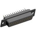 Norcomp 25 Way Straight Through Hole D-Sub Connector Female 2.769 mm Pitch 500V 5A 772-E25-213R001
