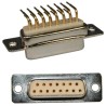 Norcomp SEAL-D 15 Way Right Angle 2.769 mm Pitch D-Sub Connector Male 773-E15-113R001