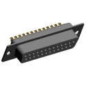 Norcomp SEAL-D 25 Way Straight 2.769 mm Pitch Cable D-Sub Connector Female 500V 5A 772-E25-203R001