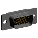Norcomp 15 Way Straight 2.286 mm Pitch Plug-in D-Sub Connector Male 780-M15-113R001