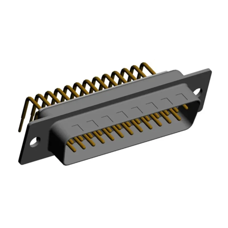 Norcomp SEAL-D 25 Way Right Angle 2.77 mm Pitch D-Sub Connector Male 774-E25-113R001