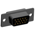 Norcomp 15 Way Straight 2.286 mm Pitch Plug-in D-Sub Connector Female 780-M15-213R001